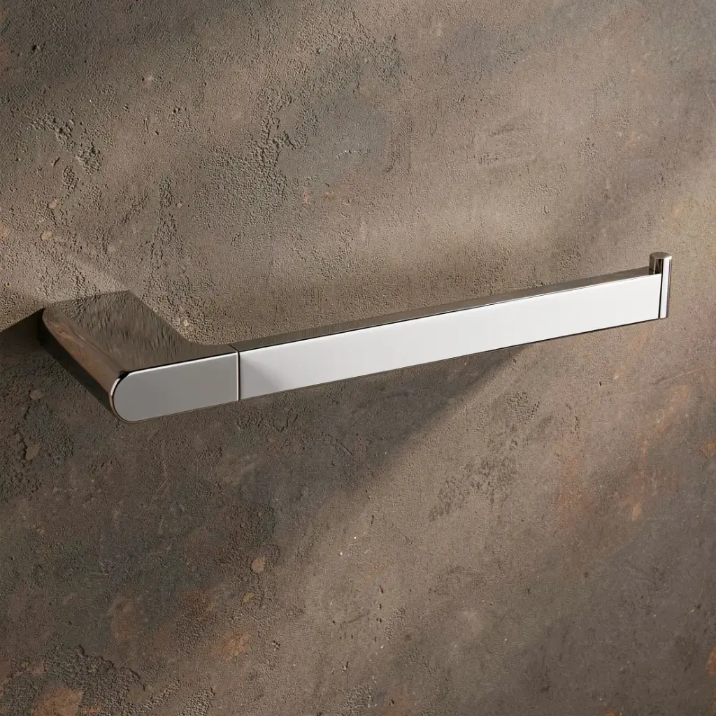 [40084] Au Chrome Towel Ring