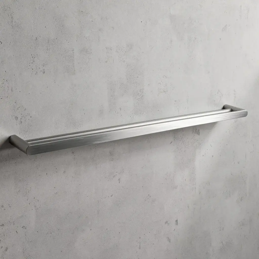 [40931] Bellino Brushed Nickel 800mm Double Towel Rail