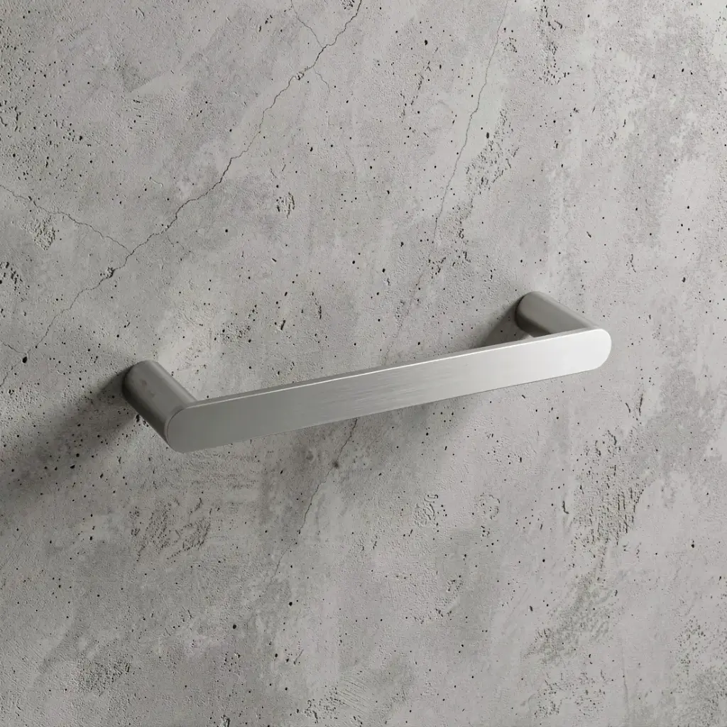 [40932] Bellino Brushed Nickel Hand Towel Rail 300mm