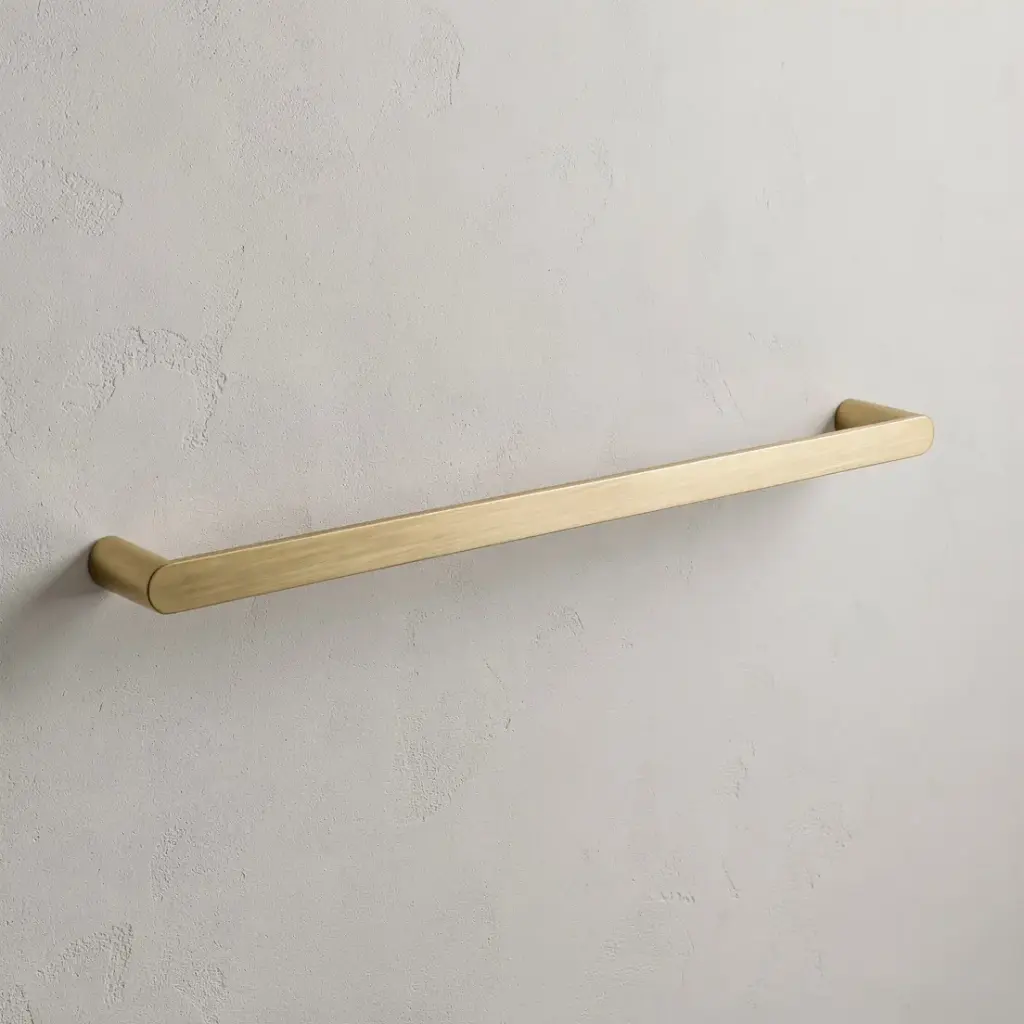 [40913] Bellino Brushed Yellow Gold 600mm Single Towel Rail