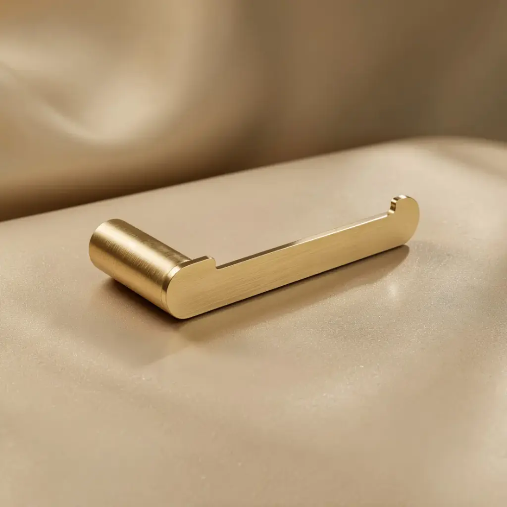 [40921] Bellino Brushed Yellow Gold Toilet Roll Holder