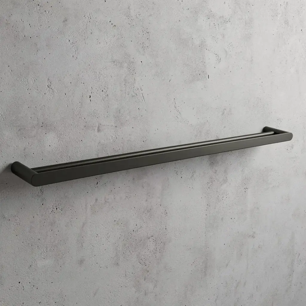 [40946] Bellino Gun Metal Grey 800mm Double Towel Rail