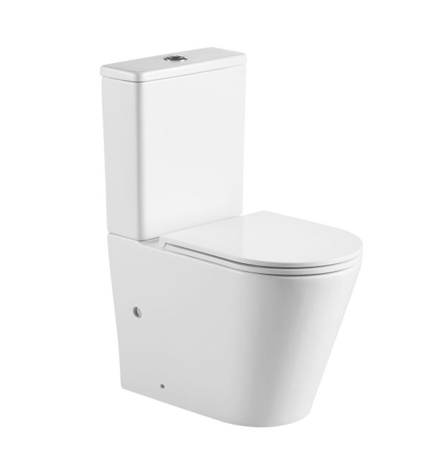 Berlin Matt White Back To Wall Toilet Suite Quiet Flushing Technology