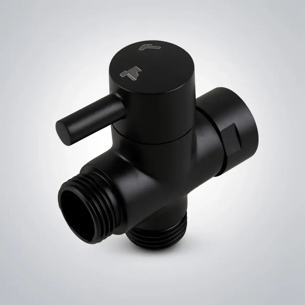 [40433] Black Bidet Spray's Brass Diverter