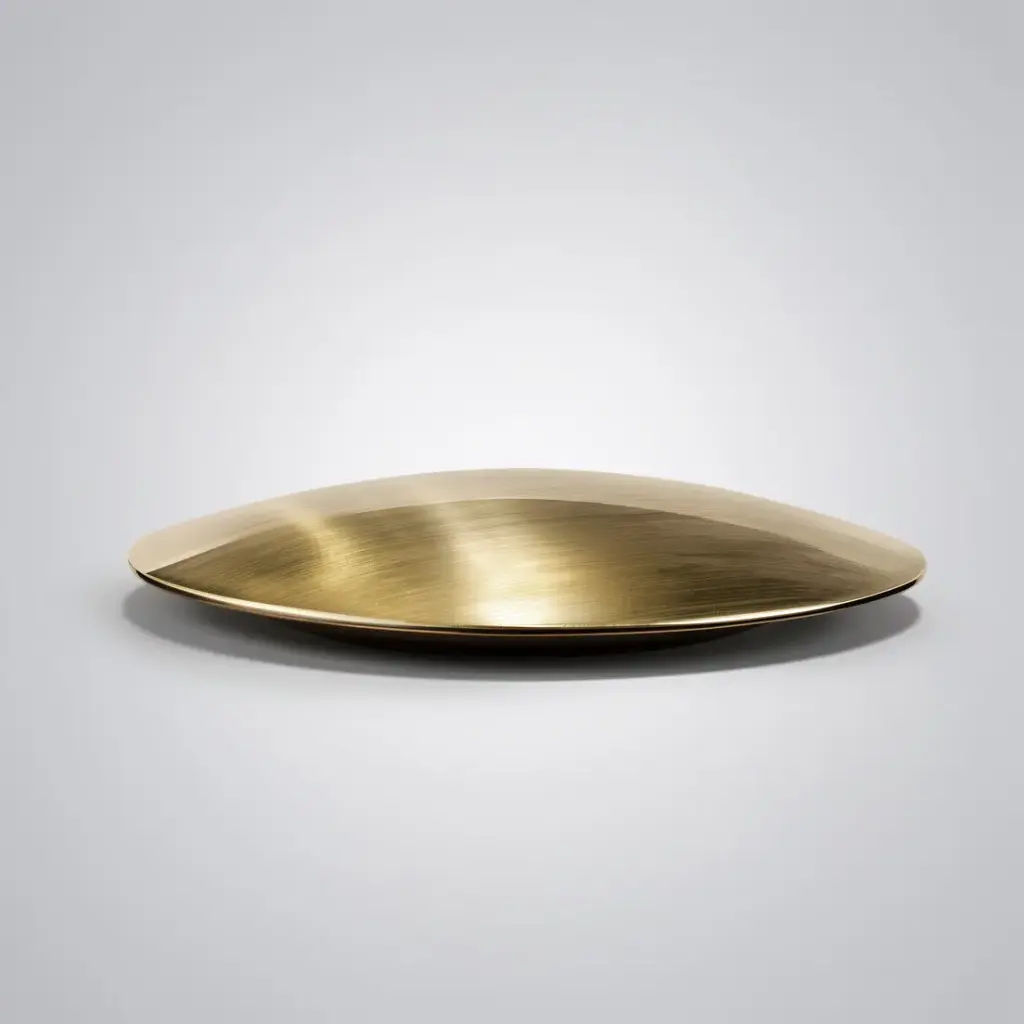 [50261] Brush Gold Metal Cap For Pop-Up Waste