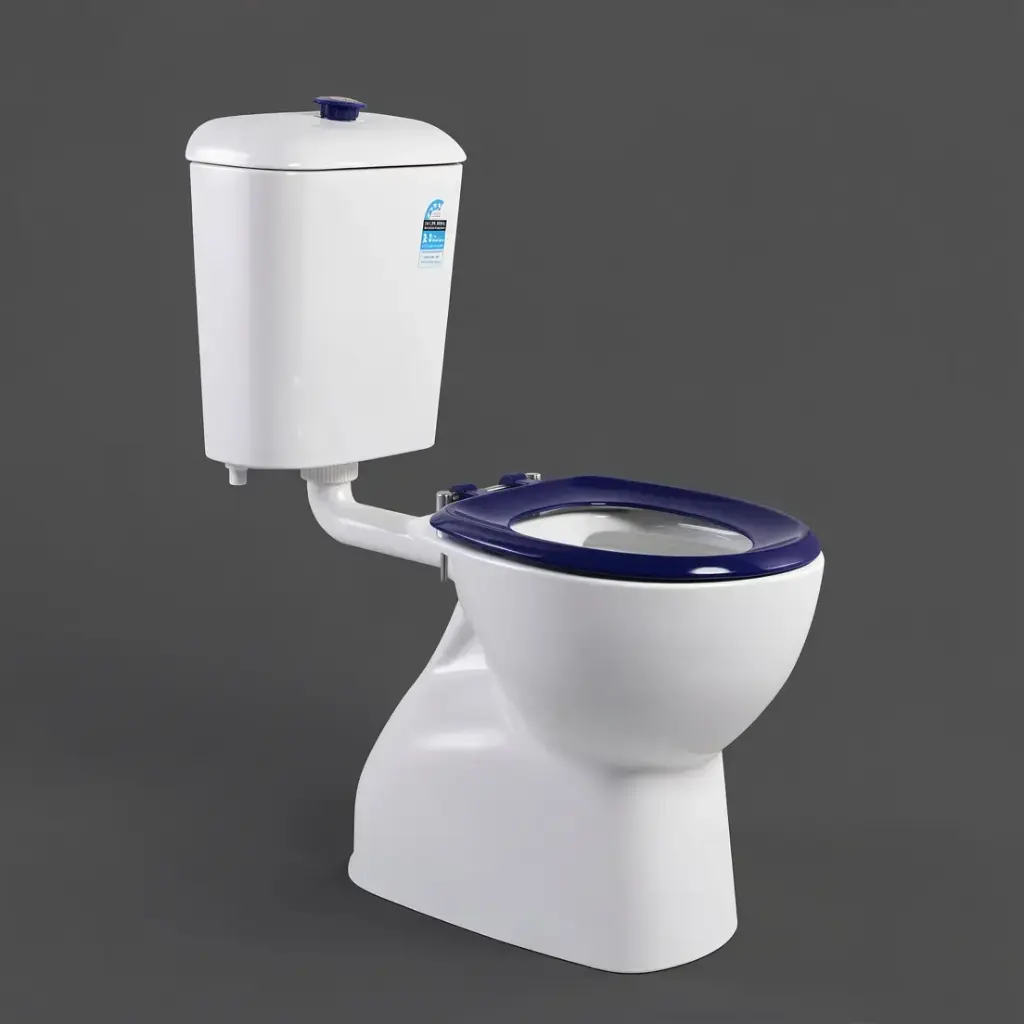 [55673] Carrida Care Box Rimlessflushing Pan Seat Supplied: Blue Seat Set Out Range: Up To 360mm