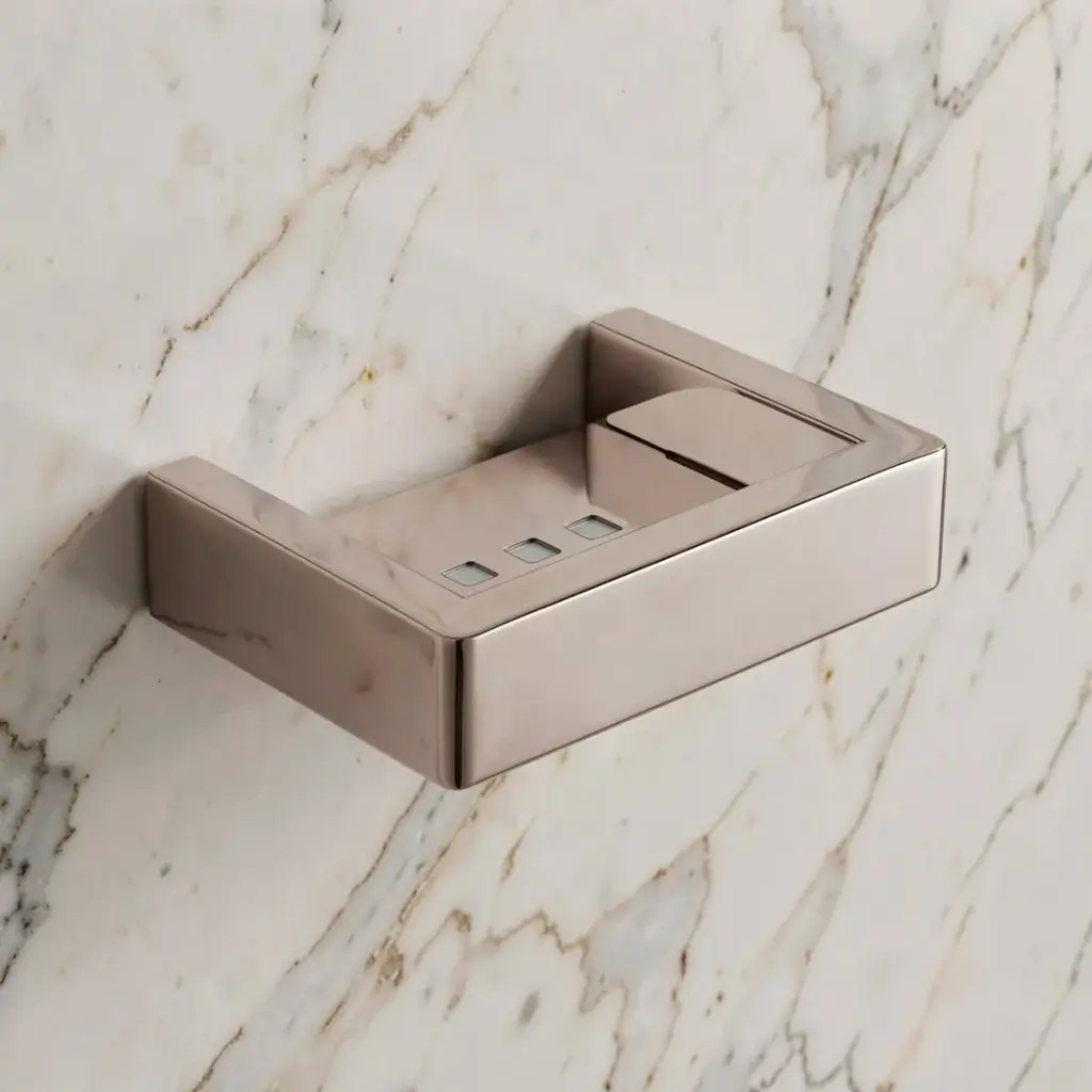 [41036] Cavallo Brushed Nickel Soap Dish Holder