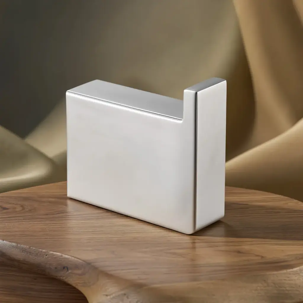 [40987] Cavallo Chrome Square Robe Hook