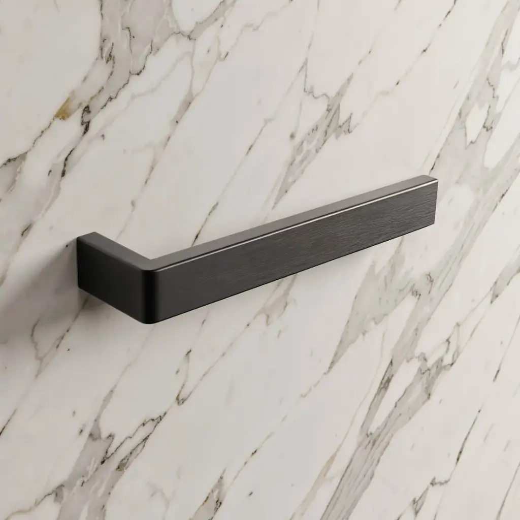 [41049] Cavallo Gun Metal Grey Square Towel Rail 255mm