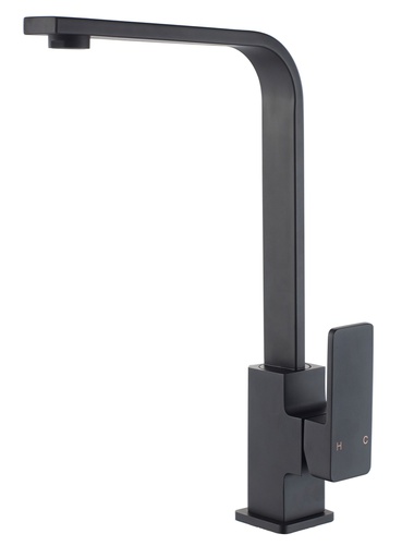[43323] Ceram Sink Mixer(Matt Black)