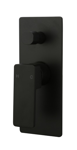 [43196] Ceram Wall Mixer with Diverter(Matt Black)