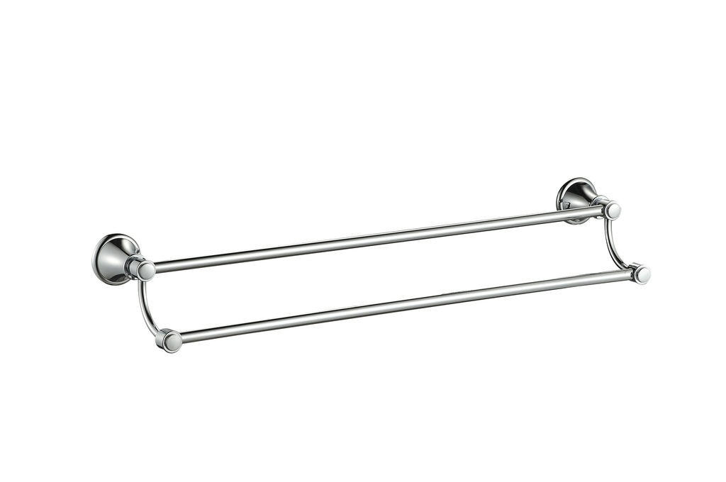 [44200] Clasico Double Towel Rail 800mm Chrome