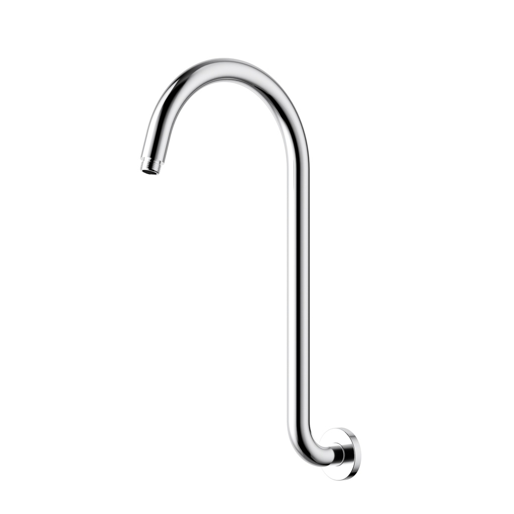 [44946] Clasico Gooseneck Shower Arm High Rise Chrome