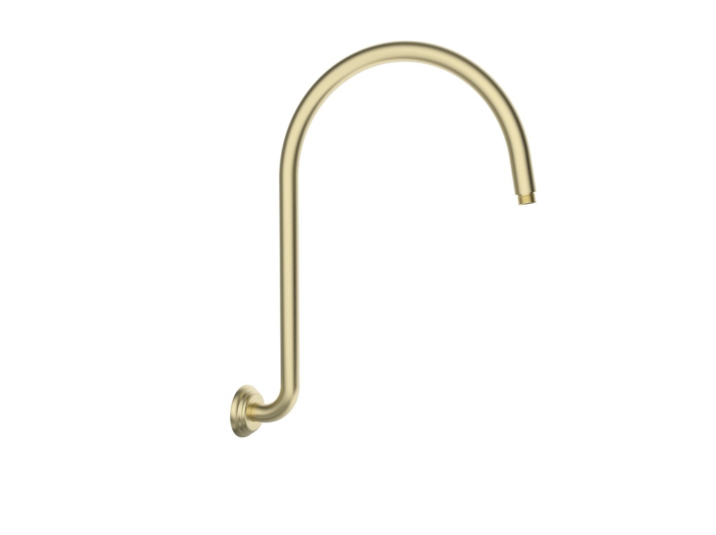 [44380] Clasico High-rise Shower Arm In Brushed Gold