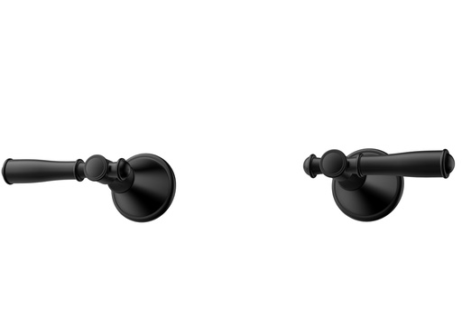 [44303] Clasico Wall Top Assemblies Matt Black Lead Free