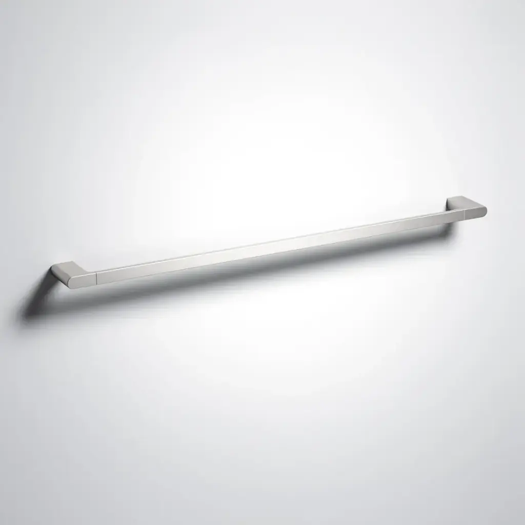 [44556] Cora  Single Towel Rail 800mm Brushed Nickel