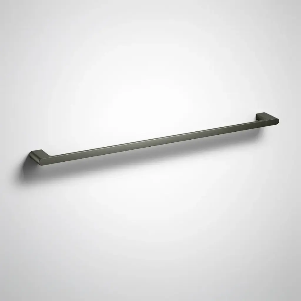 [44557] Cora  Single Towel Rail 800mm Gun Metal
