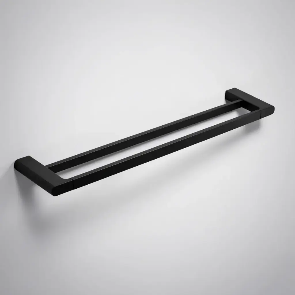 [43486] Cora Double Towel Rail 800 mm(Matt Black)