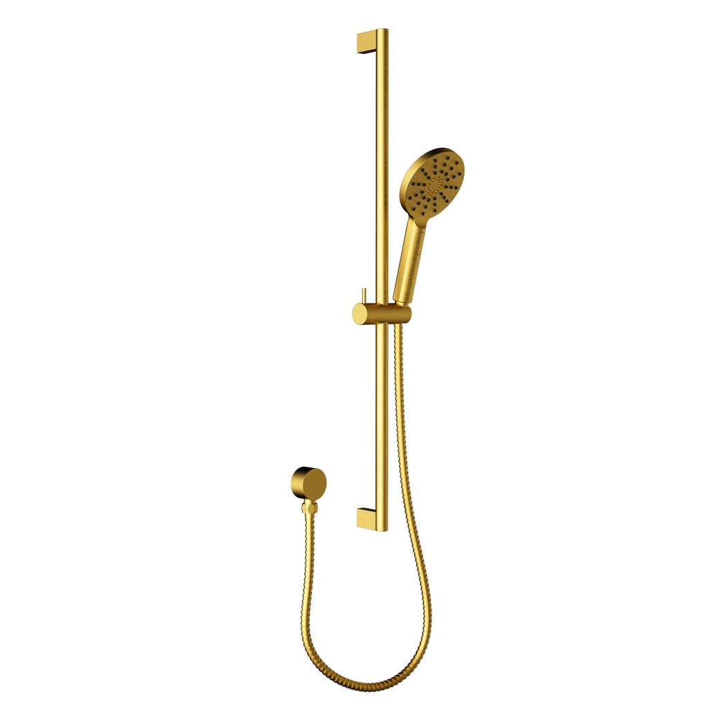 [44066] Cora Round Sliding Shower Set(Brushed Gold)