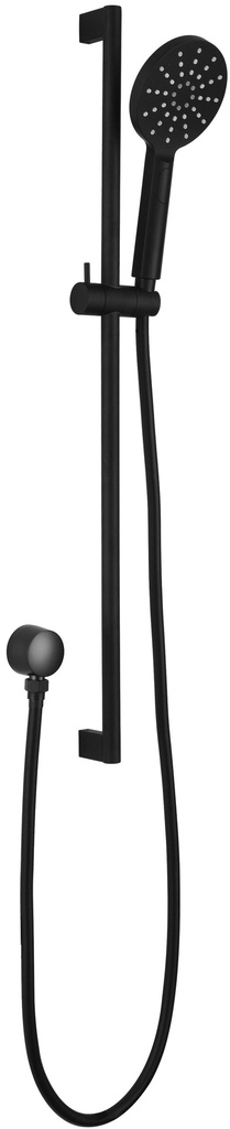 [44065] Cora Round Sliding Shower Set(Matt Black)