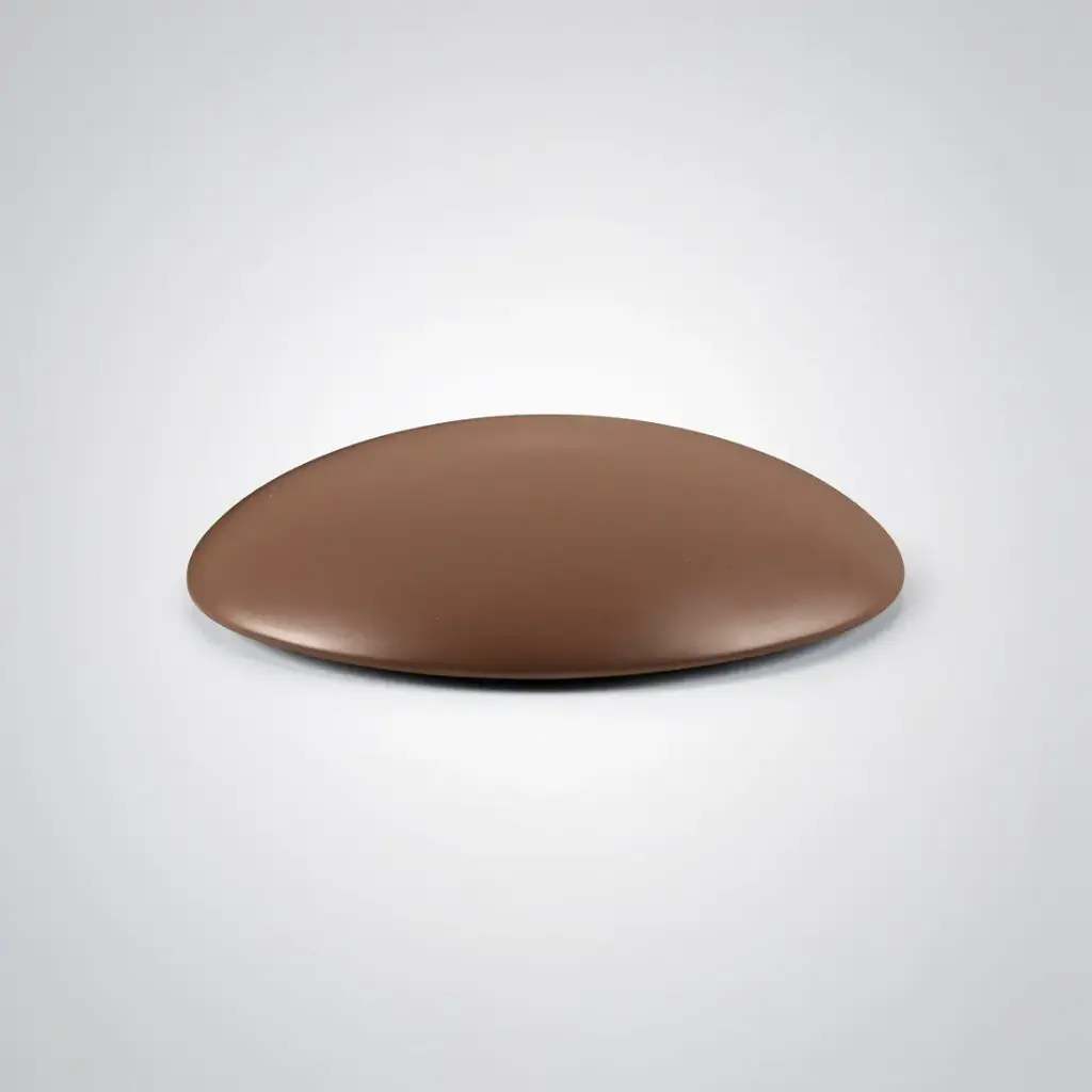 [50264] Matte Brown Ceramic Cap For Pop-Up Waste