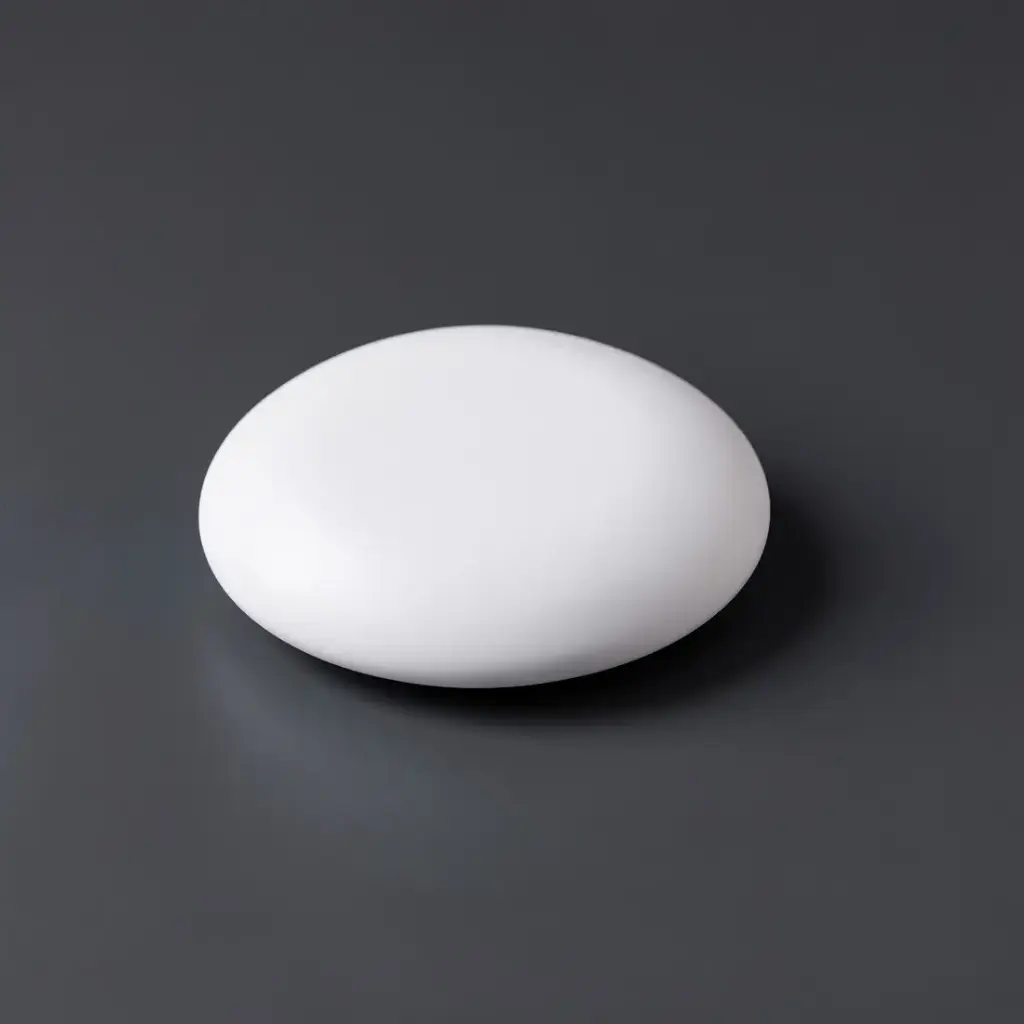 [55539] Diameter: 66mm Matte White Cearmic Basin Pop Up Waste Cap