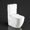 Eden Two-piece toilet Rimless Flushing Toilet P-trap: 180mm Roughing-in