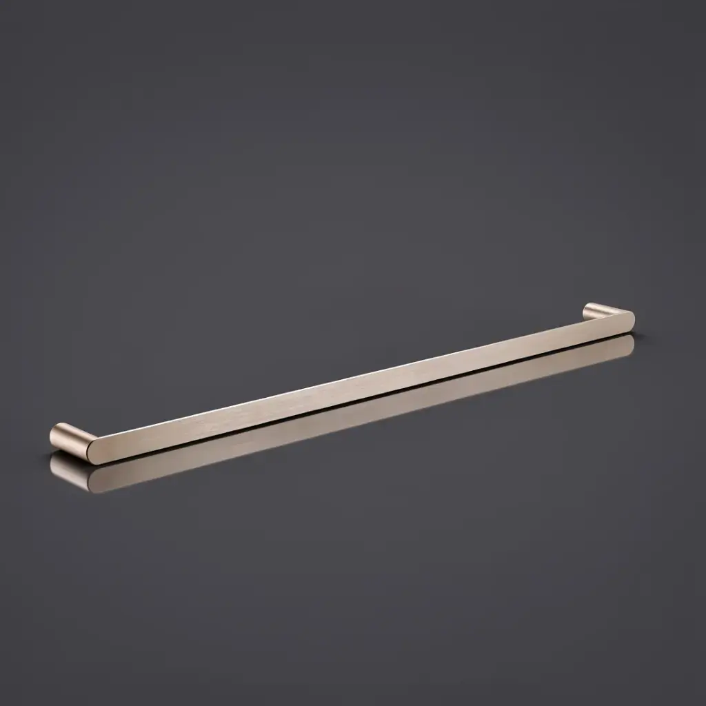 [40685] Esperia Brushed Nickel Single Towel Rail 800mm