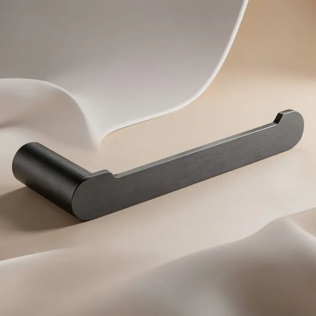 [40713] Esperia Gun Metal Grey Toilet Roll Holder