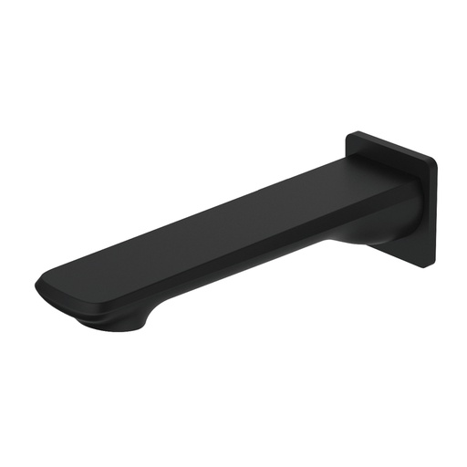 [40625] Esperia Matte Black Wall Bath / Spout