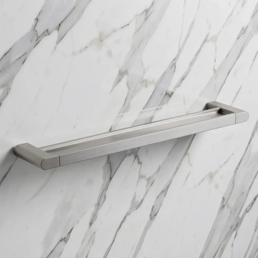 [43523] Flores Double Towel Rail 800 mm(Brushed Nickel)