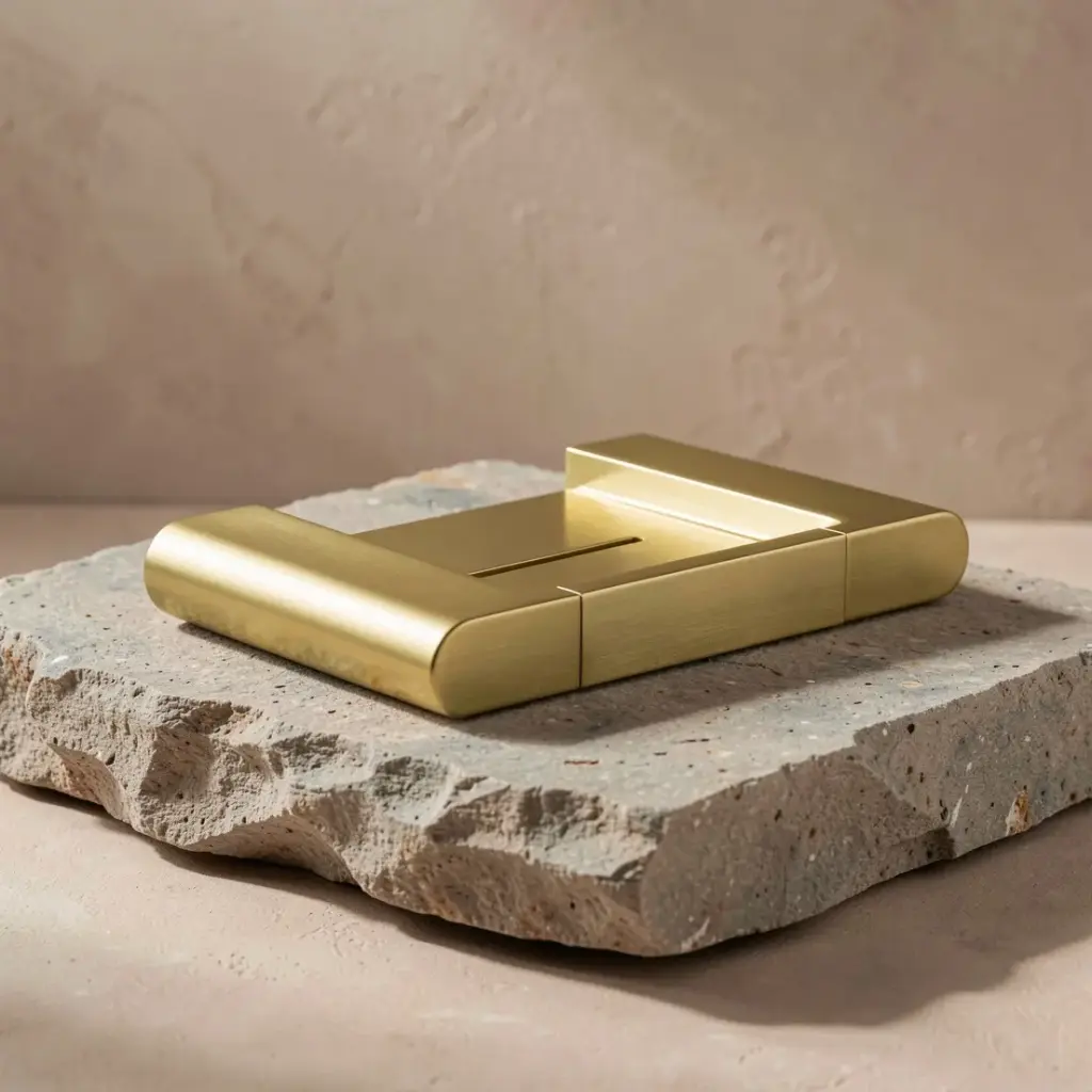 [43542] Flores Soap Holder(Brushed Gold)