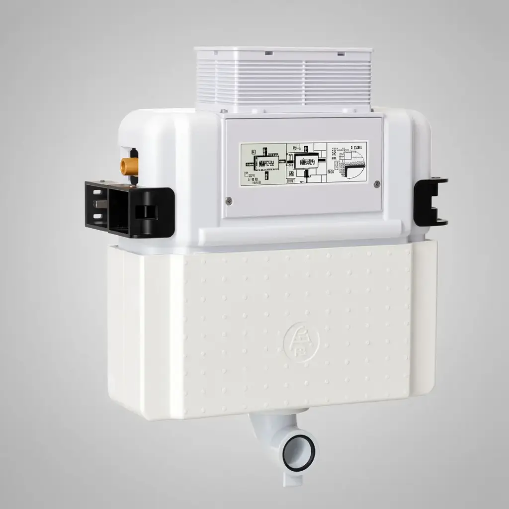 [56220] Frameless Low Height In-Wall Cistern For Wall Faced Pan