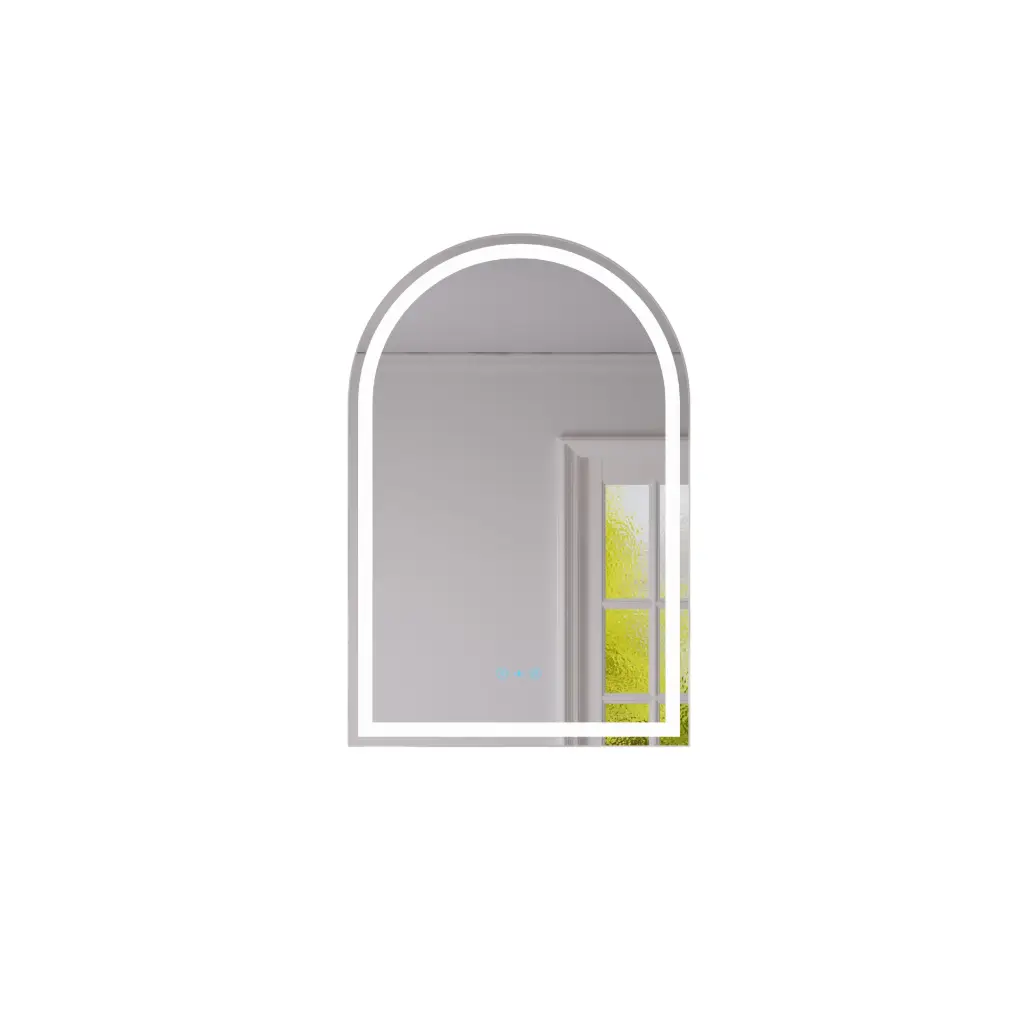 Freya Series 600x900x30mm Arch LED Mirror