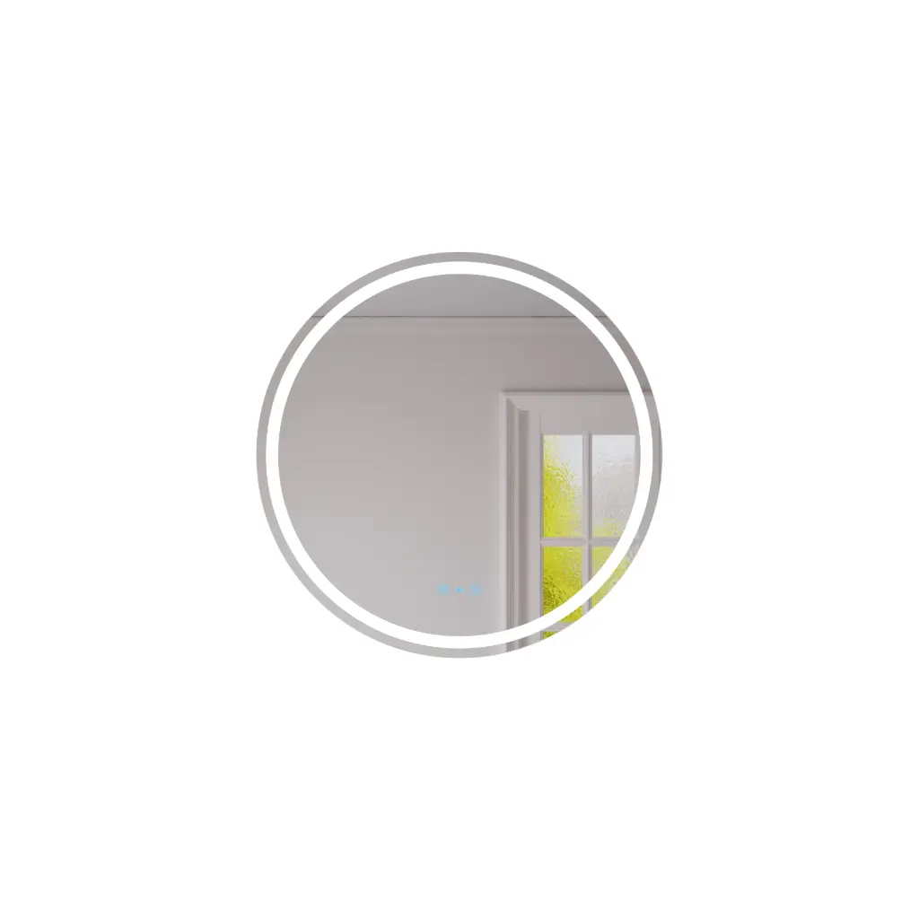 [50595] Freya Series 900x900x30mm Round LED Mirror