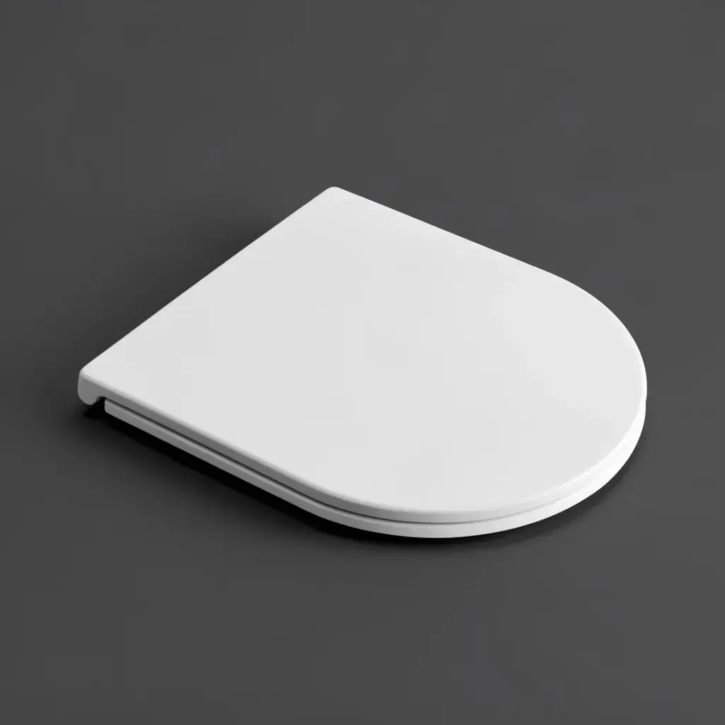 [50378] Gloss White Slim Uf Seat Compatible With Rawh,Nowh,Cera,London