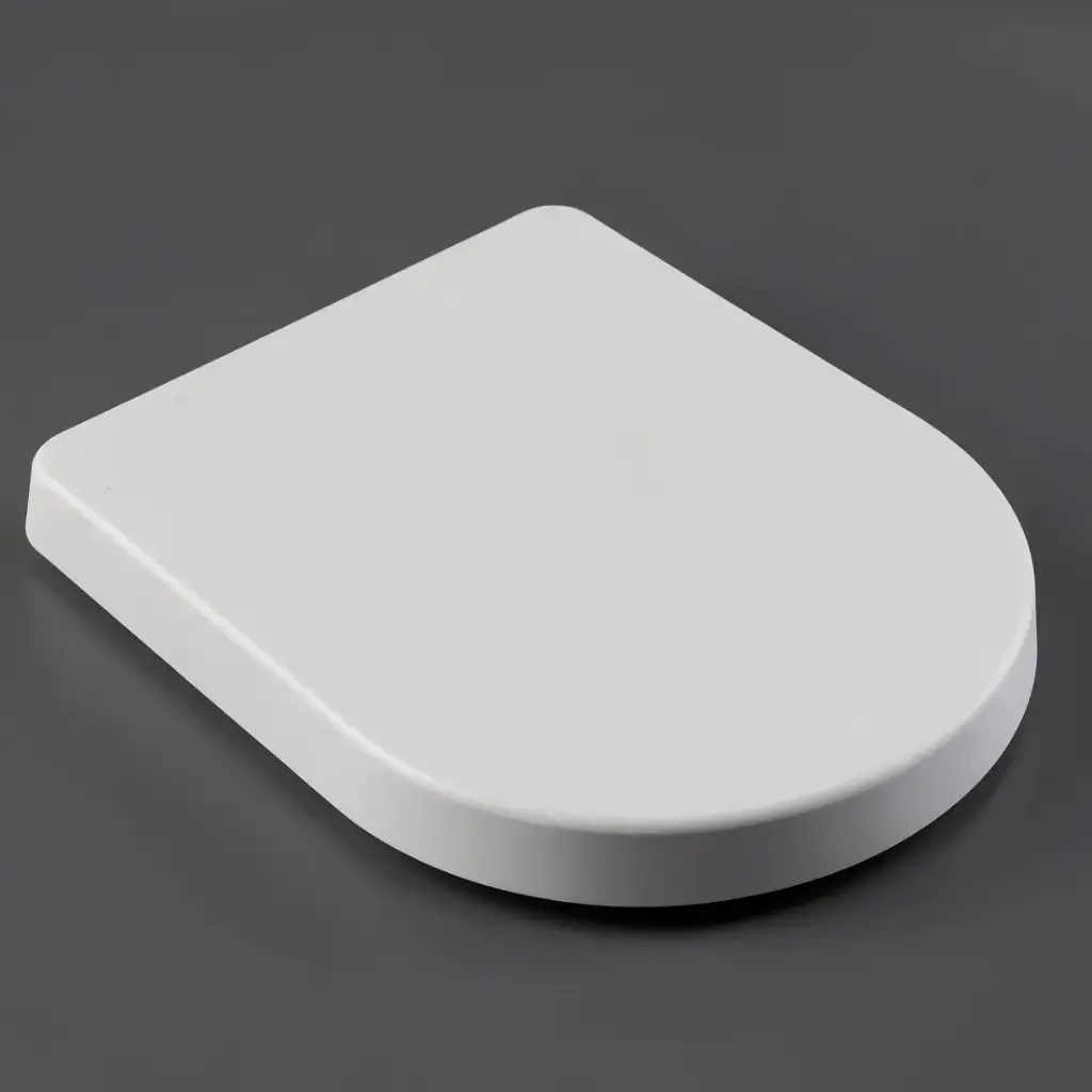 [50372] Gloss White Thick PP Toilet Seat Compatible With Hani, Pani, Vera ,Moi, Toi, Zara99 ,Zara66 ,Rual99,Rual66.