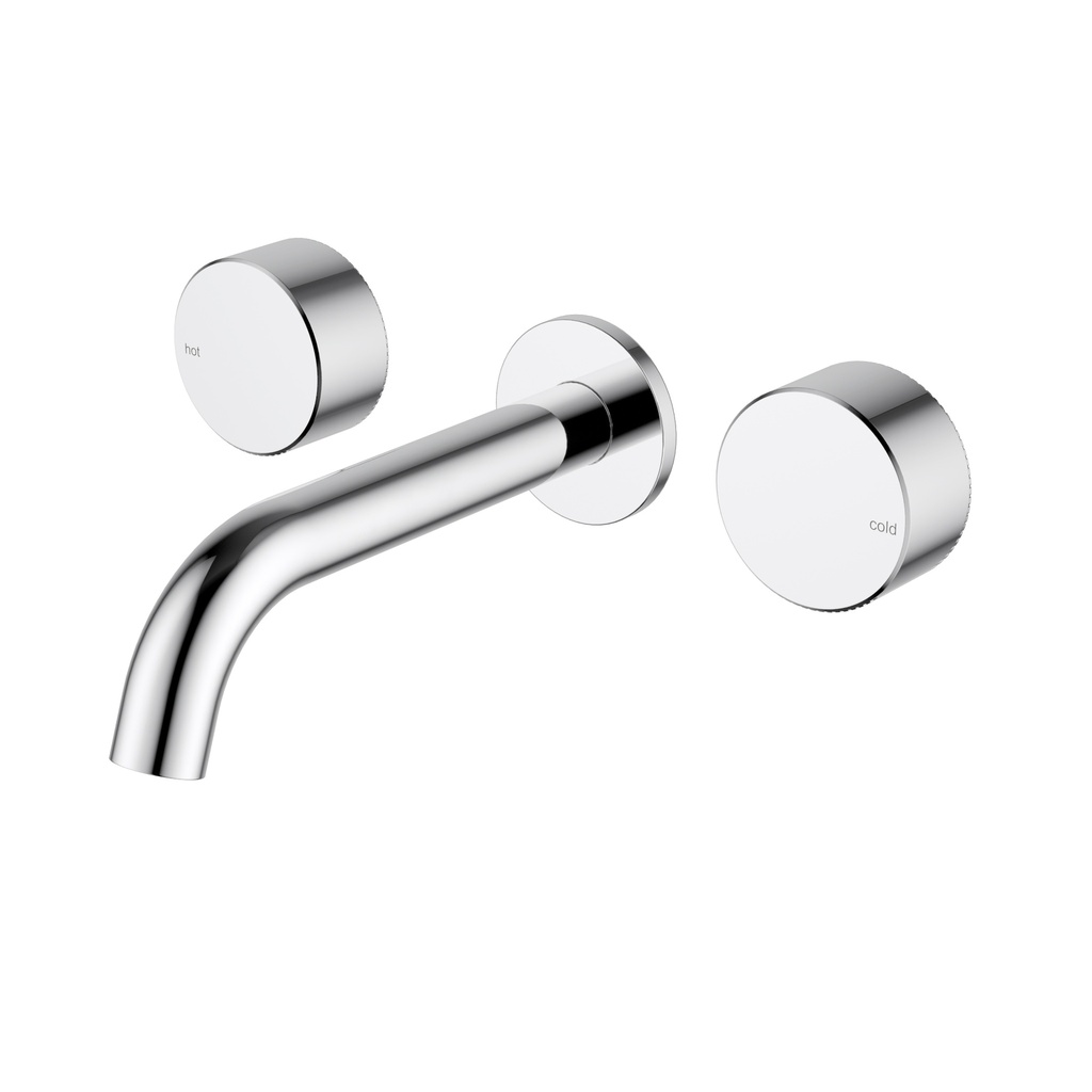 [44832] Hali 1/4 Turn C/D Wall Basin Set Chrome