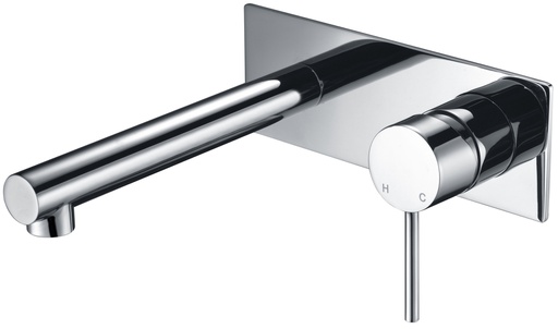 [43214] Hali Chrome Wall Basin Mixer Lead Free