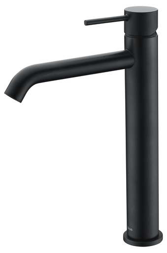 [43252] Hali Matt Black Highrise Basin Mixer Lead Free