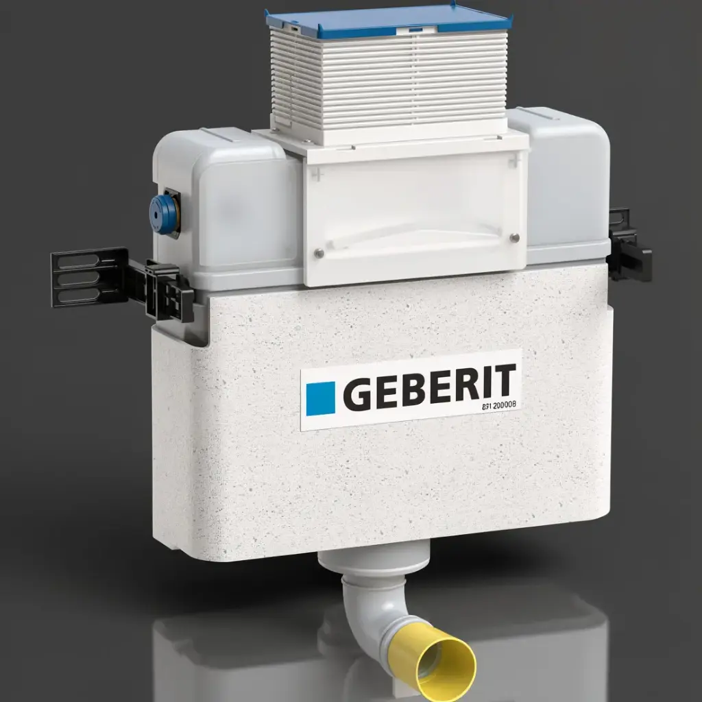 [50219] Kappa Under Counter Low Level Concealed Cistern Mechanical Top Or Front Flush 4.5/3L Hdpe Blow Moulded Tank