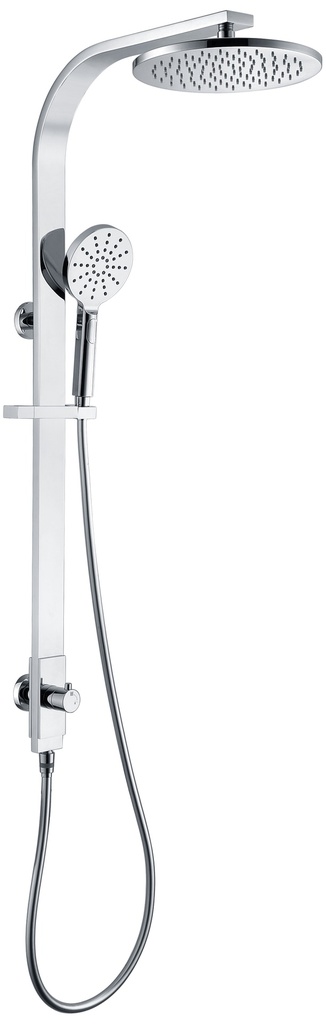 [43385] Kara Twin Shower Set Multifunction Round 250mm (Chrome)