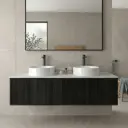 1500mm Kiama Bottega Oak Middle Door Wall Hung Vanity Cabinet Only