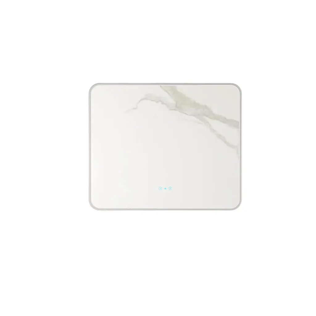 Maia Series 1200x750x45mm Brushed Nickel Square LED Mmirror