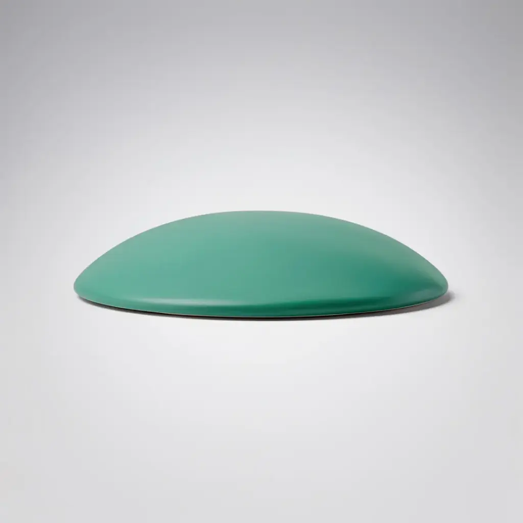[50271] Matt Green Ceramic Cap For Pop-Up Waste