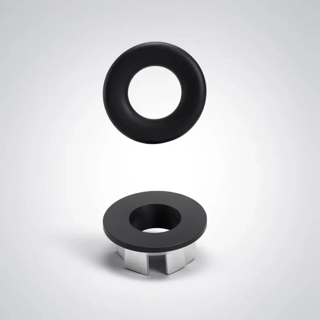 [55543] Matte Black Overflow Ring