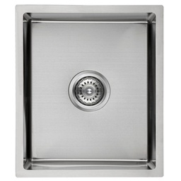 [44605] New Cora Single Bowl Above/Undermout Sink 340mm,93 Degree 304 Stainless Steel