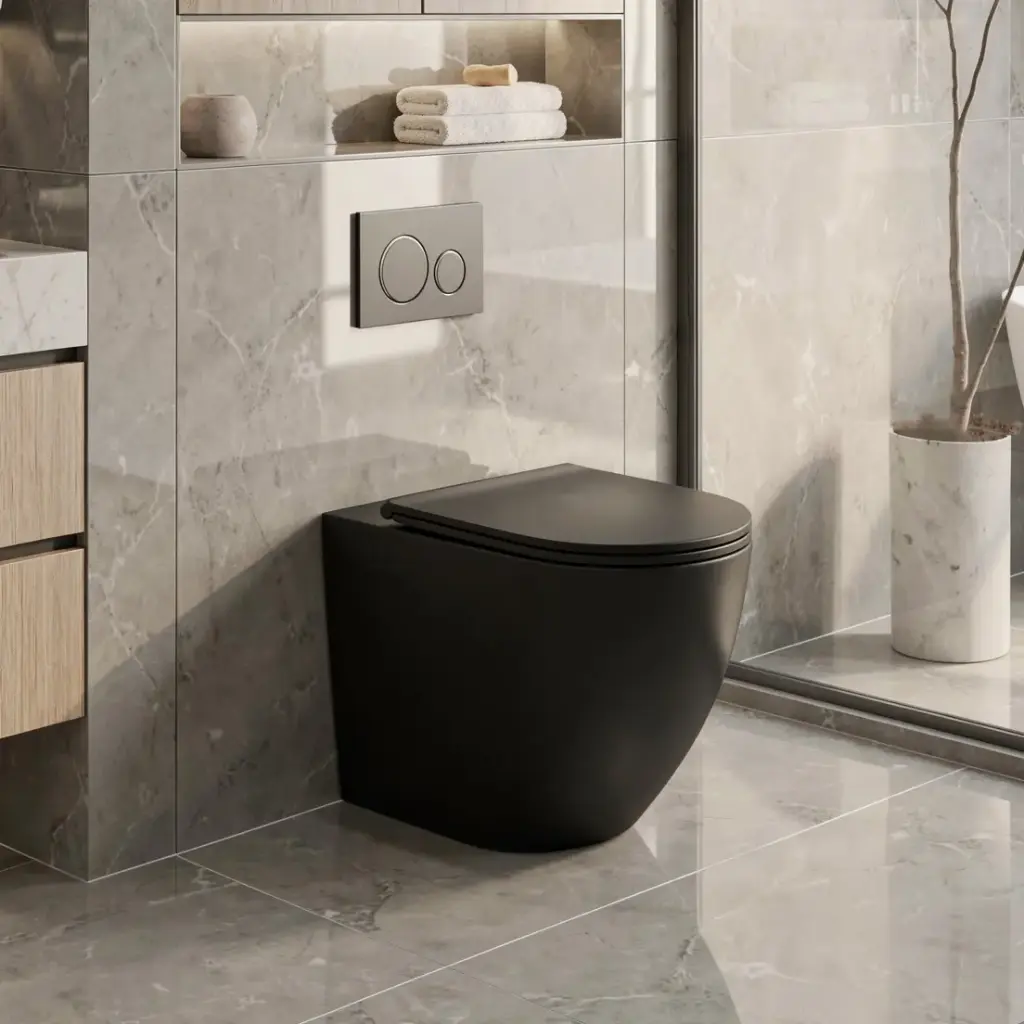 [50332] Norton99  Matt Black Floor Pan With Slim Uf Seat Cover