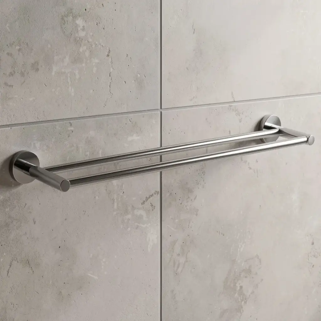 [43646] Otus Round Double Towel Rail 750mm(Chrome)