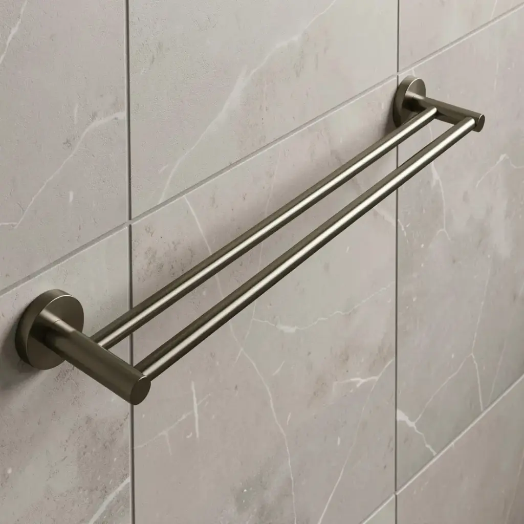 [43647] Otus Round Double Towel Rail 750mm(Gunmetal)